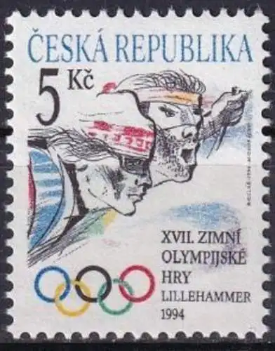 TSCHECHISCHE REPUBLIK 1994 Mi-Nr. 34 ** MNH