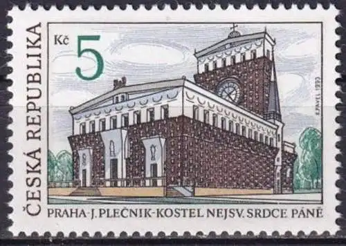 TSCHECHISCHE REPUBLIK 1993 Mi-Nr. 6 ** MNH