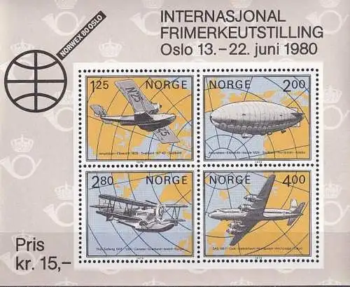 NORWEGEN 1979 Mi-Nr. Block 2 ** MNH