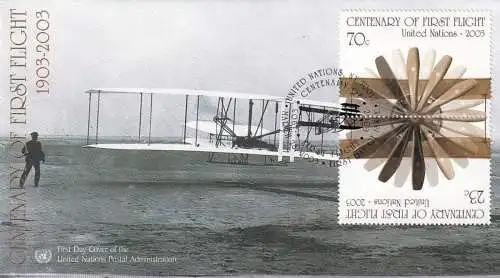 UNO NEW YORK 2003 Mi-Nr. 923/24 FDC