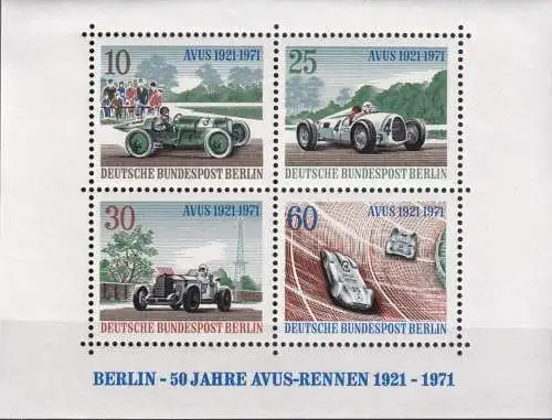 BERLIN 1971 Mi-Nr. Block 3 ** MNH