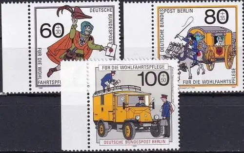 BERLIN 1990 Mi-Nr. 876/78 ** MNH