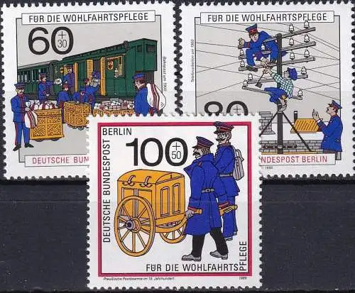 BERLIN 1989 Mi-Nr. 852/54 ** MNH