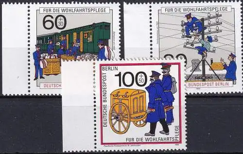 BERLIN 1989 Mi-Nr. 852/54 ** MNH