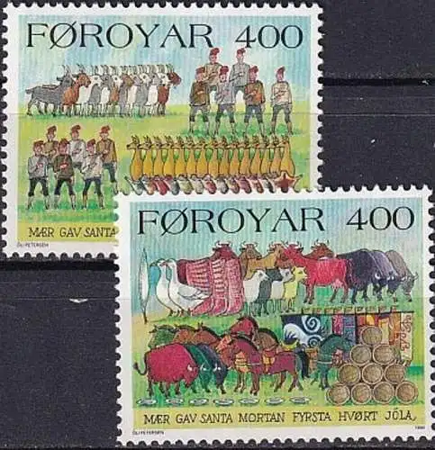 FÄRÖER 1994 Mi-Nr. 270/71 ** MNH