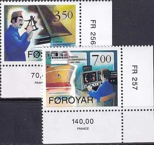 FÄRÖER 1994 Mi-Nr. 264/65 ** MNH