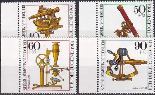 BERLIN 1981 Mi-Nr. 641/44 ** MNH