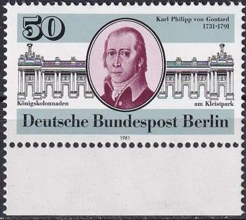 BERLIN 1981 Mi-Nr. 639 ** MNH