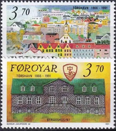 FÄRÖER 1991 Mi-Nr. 217/18 ** MNH