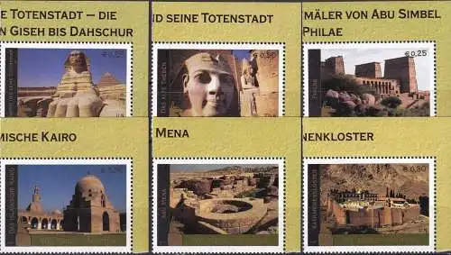 UNO WIEN 2005 Mi-Nr. 445/50 ** MNH