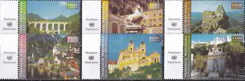 UNO WIEN 2002 Mi-Nr. 351/66 ** MNH