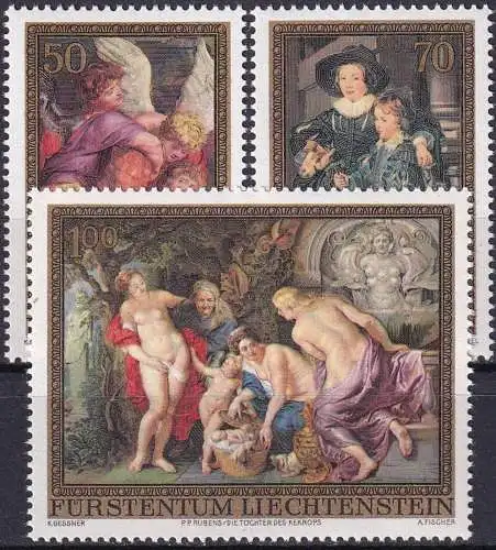 LIECHTENSTEIN 1976 Mi-Nr. 655/57 ** MNH