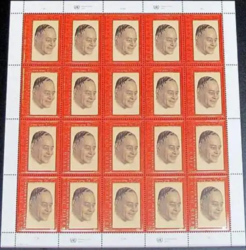 UNO GENF 2003 Mi-Nr. 472 Kleinbogen ** MNH
