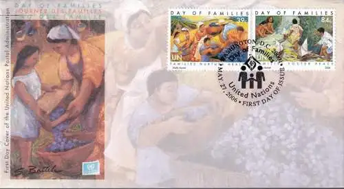 UNO NEW YORK 2006 Mi-Nr. 1020/21 FDC