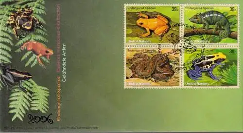 UNO NEW YORK 2006 Mi-Nr. 1015/18 FDC