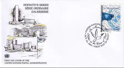 UNO NEW YORK 2003 Mi-Nr. 940 FDC