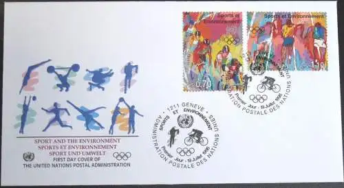 UNO GENF 1996 Mi-Nr. 297/98 FDC