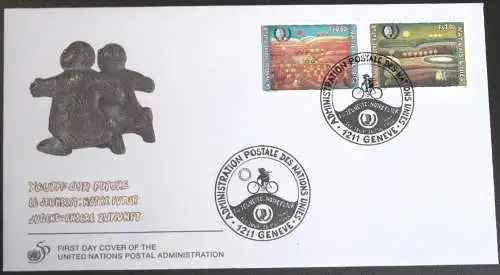 UNO GENF 1995 Mi-Nr. 267/68 FDC
