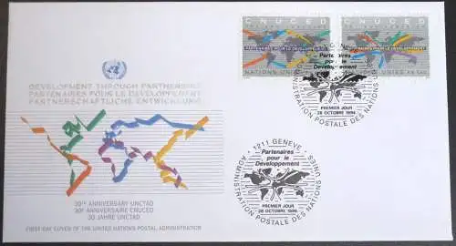 UNO GENF 1994 Mi-Nr. 259/60 FDC