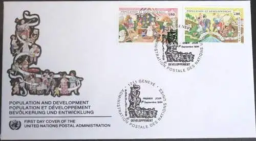 UNO GENF 1994 Mi-Nr. 254/55 FDC