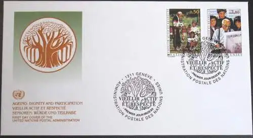 UNO GENF 1993 Mi-Nr. 225/26 FDC