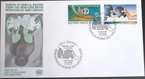 UNO GENF 1991 Mi-Nr. 204/05 FDC