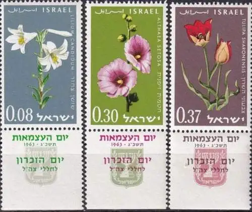 ISRAEL 1963 Mi-Nr. 283/85 ** MNH