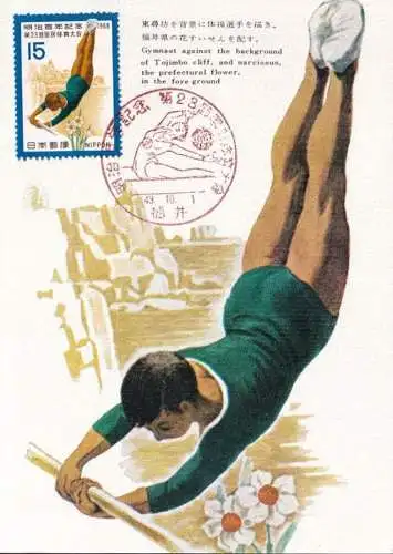 JAPAN 1968 Mi-Nr. 1016 Maximumkarte MK/MC No. 111