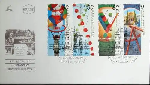 ISRAEL 1993 Mi-Nr. 1262/65 FDC