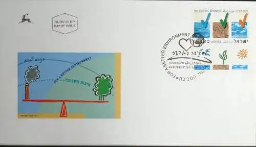 ISRAEL 1993 Mi-Nr. 1277 FDC