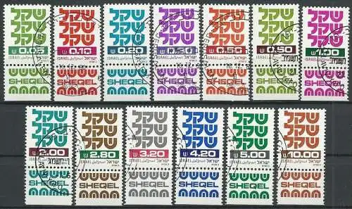 ISRAEL 1980 Mi-Nr. 829/41 o used - aus Abo