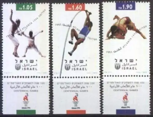 ISRAEL 1996 MI-Nr. 1397/99 ** MNH