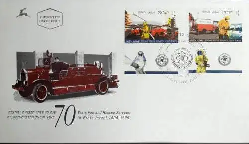 ISRAEL 1995 Mi-Nr. 1352/53 FDC