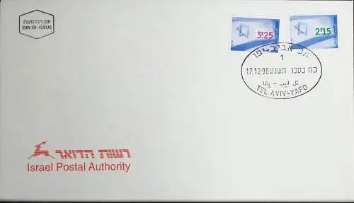 ISRAEL 1998 Mi-Nr. 1494/95 FDC