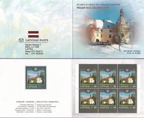 LETTLAND 2005 Mi-Nr. MH 622 Markenheft - booklet ** MNH