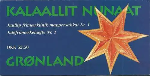 GRÖNLAND 1996 Mi-Nr. MH 5 Markenheft/booklet ** MNH