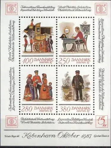 DÄNEMARK 1986 Mi-Nr. Block 6 ** MNH