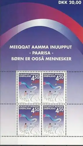 GRÖNLAND 2002 Mi-Nr. Block 23 ** MNH