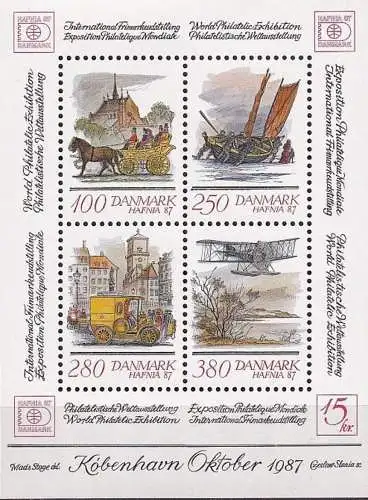 DÄNEMARK 1986 Mi-Nr. Block 5 ** MNH