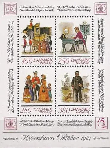 DÄNEMARK 1986 Mi-Nr. Block 6 ** MNH