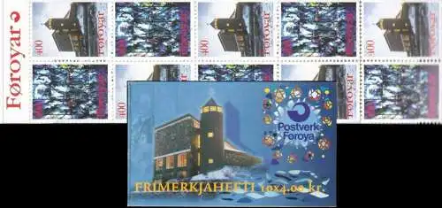 FÄRÖER 1995 Mi-Nr. MH 10 Markenheft/booklet ** MNH