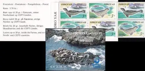 FÄRÖER 1992 Mi-Nr. 5 Markenheft/booklet ** MNH