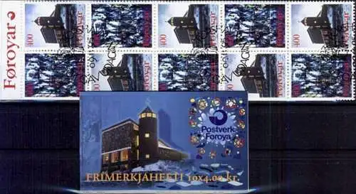 FÄRÖER 1995 Mi-Nr. MH 10 Markenheft/booklet o used - aus Abo