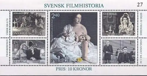 SCHWEDEN 1981 Mi-Nr. Block 9 ** MNH