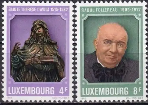 LUXEMBURG 1982 Mi-Nr. 1054/55 ** MNH