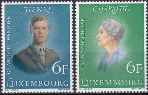 LUXEMBURG 1976 Mi-Nr. 922/23 ** MNH