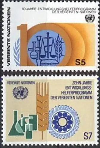UNO WIEN 1981 Mi-Nr. 21/22 ** MNH