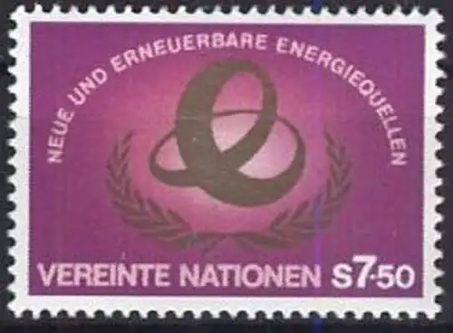 UNO WIEN 1981 Mi-Nr. 20 ** MNH
