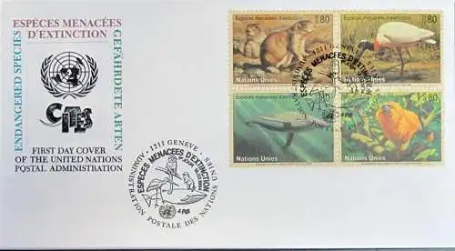 UNO GENF 1994 Mi-Nr: 245/48 FDC