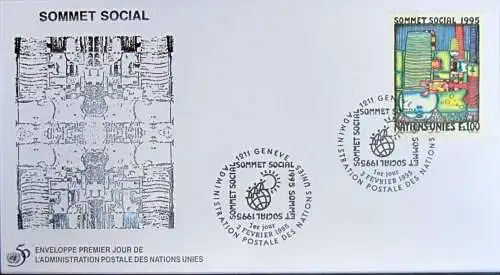 UNO GENF 1995 Mi-Nr. 262 FDC